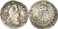 France 4 Sols Coin, Louis XIV, Amiens, Silver -