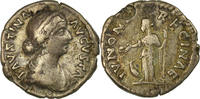 Denarius Coin, Faustina II, Roma, Silver, RIC:696 -