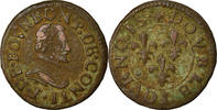 France Double Tournois Coin, CHÂTEAU-REGNAULT, François de Bourbon-Conti -