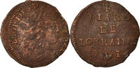 France Liard Coin, LORRAINE, Leopold I, Nancy, Copper -