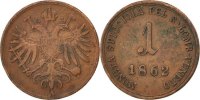 ITALIAN STATES Soldo Coin, LOMBARDY-VENETIA, Vienna, Copper -