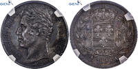 France 1/2 Franc Charles X, Paris, Silver, GENI, Gadoury:402 -