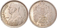 Monaco 20 Francs Coin, Louis II, ESSAI, Copper-nickel -