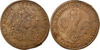 Frankreich Token, Louis XIV & Marie-Thérèse d Espagne, Flandre Française betaalpenning 1667 SS
