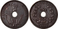 Sarawak Cent Coin, Charles J. Brooke, Heaton, Birmingham -