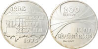 Hungary 200 Forint, Ketszaz Coin, Budapest, Proof, Silver -