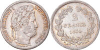 France 2 Francs Coin, Louis-Philippe, Nantes, Silver -