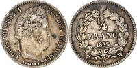 France 1/4 Franc Coin, Louis-Philippe, Lille, Silver -