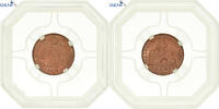 Belgium 2 Centimes Coin, Albert I, GENI, MS66, Copper, KM:65 -