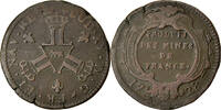 France Sol Coin, Louis XV, Sol des mines ou « Sol de Béarn », Pau -