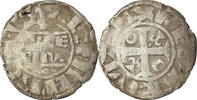 France Denarius Coin, Champagne, Guillaume I, Reims -