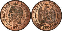 France 2 Centimes Coin, Napoleon III, Napoléon III, Rouen -
