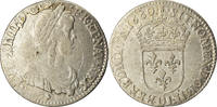France 1/12 ECU, 10 Sols Coin, Louis XIV, 1/12 Écu à la mèche longue, Lyon -
