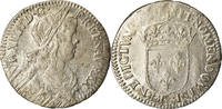 France 1/12 ECU, 10 Sols Coin, Louis XIV, 1/12 Écu à la mèche longue, Aix -