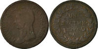 France Decime Coin, Dupré, Paris, Bronze, KM:644.1, Le -