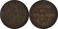 France Liard Coin, Louis XIV, Liard de France au buste juvénile, Rouen -