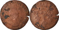 France Liard Coin, Louis XIV, Liard de France au buste âgé, troisième type -