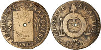 France Sol Coin, Sol aux balances françoise, Lille, Bronze -