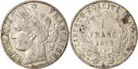 France Franc Coin, Cérès, Bordeaux, Silver, KM:822.2 -