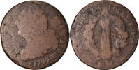 France 2 Sols Coin, Louis XVI, Strasbourg, Bronze, Gadoury:24 -