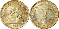 France 2 Francs Coin, Chambre de commerce, Paris -