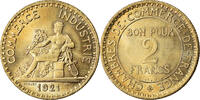 France 2 Francs Coin, Chambre de commerce, Paris -