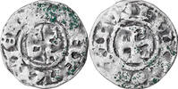 France Denarius Coin, Anjou, Foulques V, Angers, Silver -