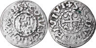 France Denarius Coin, Herbert I, Le Mans, Immobilized type, Silver -