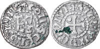 France Denarius Coin, Herbert I, Le Mans, Immobilized type, Silver -