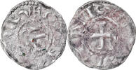 France Denarius Coin, Bretagne, Conan III, Rennes, Silver -