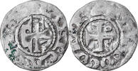 France Denarius Coin, Anjou, Foulques IV, Angers, Silver -