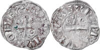 France Denarius Coin, Champagne, Thibaut II, Provins, Silver -