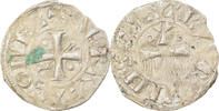 France Denarius Coin, Champagne, Thibaut II, Provins, Silver -