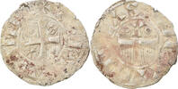 France Denarius Coin, Champagne, Thibaut II, Provins, Silver -