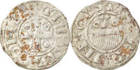 France Denarius Coin, Champagne, Thibaut II, Provins, Silver -