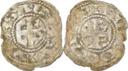 France Denarius Coin, Anjou, Foulques IV, Angers, Silver -