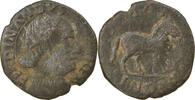 Italy Caballo Coin, NAPLES, Ferdinand II, Aquileia, Copper -