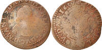 FRENCH STATES Double Tournois Coin, NEVERS & RETHEL, Charles de Gonzague -