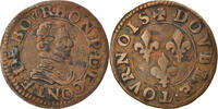 France Double Tournois Coin, CHÂTEAU-REGNAULT, François de Bourbon-Conti -