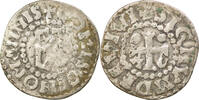 France Denarius Coin, Herbert I, Le Mans, Immobilized type, Silver -