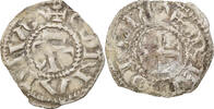 France Denarius Coin, Bretagne, Conan III, Rennes, Silver -