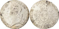 France Ecu Coin, Louis XV, Écu au bandeau, Bordeaux, Silver -