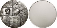 France Medal The Fifth Republic, Sciences & Technologies, Silvered -