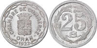 Algeria 25 Centimes Coin, Chambre de Commerce, Oran -