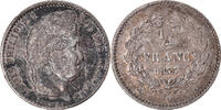 France 1/4 Franc Coin, Louis-Philippe, Paris, Silver -