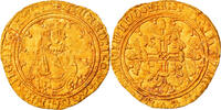 Duchy of Aquitaine Hardi d'or Richard II, 1377-1390, Bordeaux, Gold -