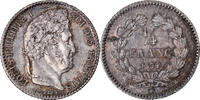 France 1/4 Franc Coin, Louis-Philippe, Lille, Silver -