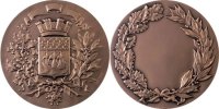 France Medal The Fifth Republic, Geography, Dubois.H, Bronze -