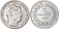 France 2 Francs Coin, Louis-Philippe, Nantes, Silver -