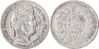 France 1/4 Franc Coin, Louis-Philippe, Rouen, Silver -